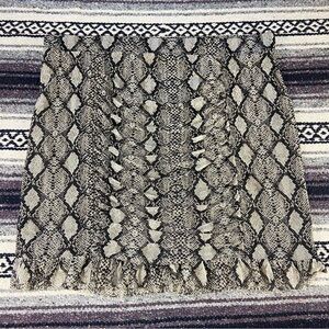 A Beautiful Soul Sz B Mesh Snake Print Snakeskin Mini Skirt Stretch Volup 18/20